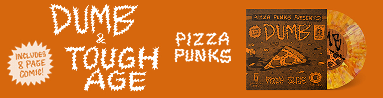 tough age dumb split 7 inch pizza punks order online buy now