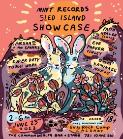 sled island poster for june 23 at the commonwealth